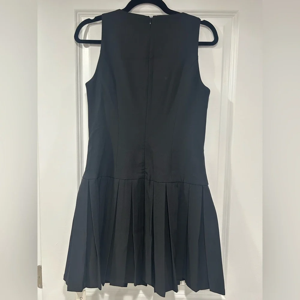 NWT Commense Metal Button Pleated Tank Dress - Picture 7 of 7